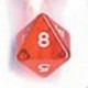 Bag of 25 Gem 8 Sided Dice