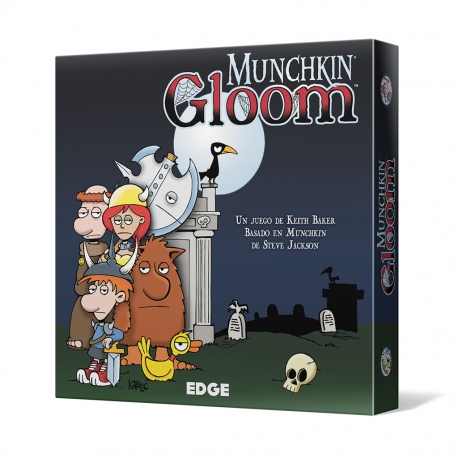 JUEGO DE MESA MUNCHKIN GLOOM DE EDGE ENTERTAINMENT 8435407614376
