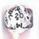 Bag 50 Dice 20 Gem Faces