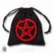 Qw Bolsa Dados Pentagrama Negro