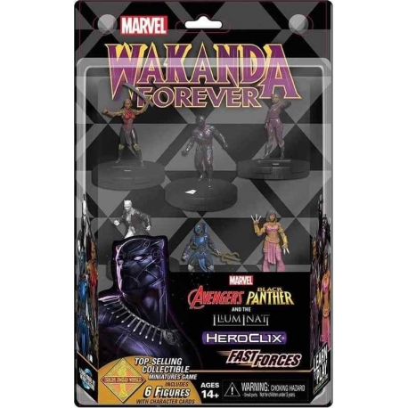 Marvel Heroclix Black Panther & Illuminati Fast F.