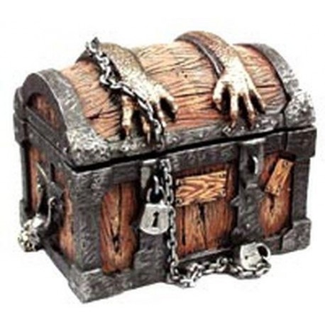 Treasure Chest With 9 Role Dice