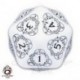 Qw Dado D20 Contador Blanco