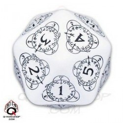 Qw Dado D20 Contador Blanco