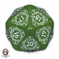 Qw Dado D20 Contador Verde