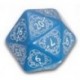 Qw Dado D20 Contador Azul