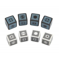 CYBER FUDGE 4 BLACK & BLUE + 4 RANDOM COLOR