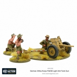 AFRIKA KORPS PAK 36 LIGHT ANTI TANKGUN
