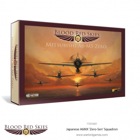 EXPANSIÓN BLOOD RED SKIES JAPANESE A6MX 'ZERO' SQUADRON DE WARLORD GAMES