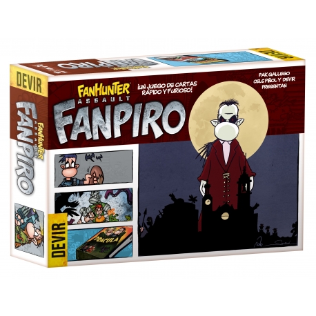 Fanpiro is a self-playing expansion of the card game of Devir Fanhunter