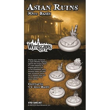 ACCESORIE ASIAN RUINS 30 MM WYRDSCAPES FROM WYRD MALIFAUX REFERENCE WYRWS010
