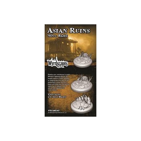ACCESORIE ASIAN RUINS 40MM WYRDSCAPES FROM WYRD MALIFAUX REFERENCE WYRWS011