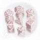 Qw Dados Set Japon Kanji Rojo Y Blanco (7)