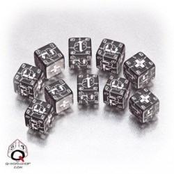 Qw Dados Ww2 D6 German Negro (10)