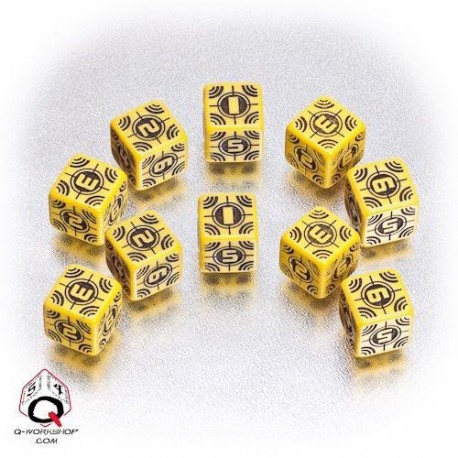 Qw Dados D6 Sniper Amarillo (10)