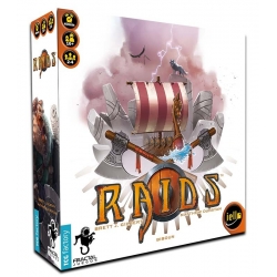 Raids juego de mesa de vikingos de iello y TCG Factory