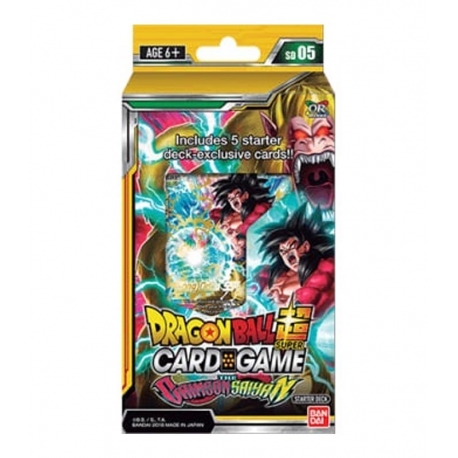 CARD GAME DRAGON BALL TCG CRIMSON SAIYAN DECK (6)
