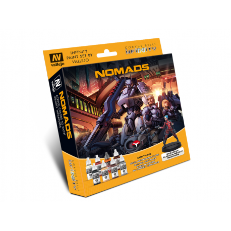 Model Color Set: Infinity Nomads Exclusive Miniature Nomads Infinity by Corvus Belli reference 70233