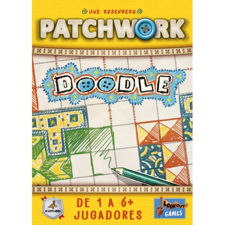 Patchwork Doodle is an abstract game where you'll be drawing lots of patches with weird shapes on your design board