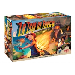 JUEGO DE MESA LA ISLA DE FUEGO: LA MALDICIÓN DE VUL-KAR DE ASMODEE