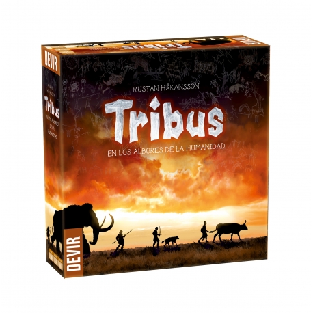 Tribes is a board game of resource management and placement of tiles from Devir where you will travel 30,000 years in history