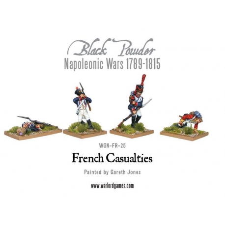 Napoleonic French Line Casualties (12) Black Powder from Warlord Games reference WGN-FR-25