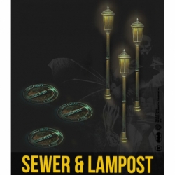 Sewer And Lamppost Resin Set