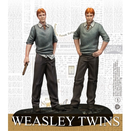 Weasley Twins (English) Harry Potter Miniatures Adventure Games from Knight Models reference HPMAG07