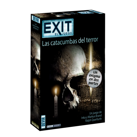 Live an escape room experience in your home with the new game of Devir Exit The Catacombs of Terror
