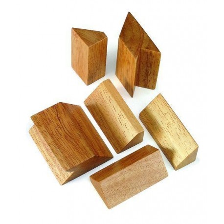 Solitario Hache Madera