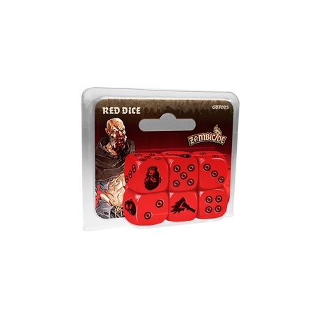 Zombicide: Black Plague. Dados Rojos - Accesorios