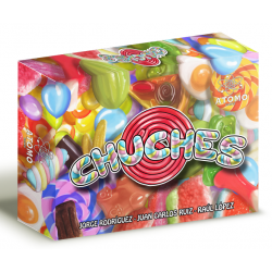 Chuches is a fun card game where the box will serve as a piñata