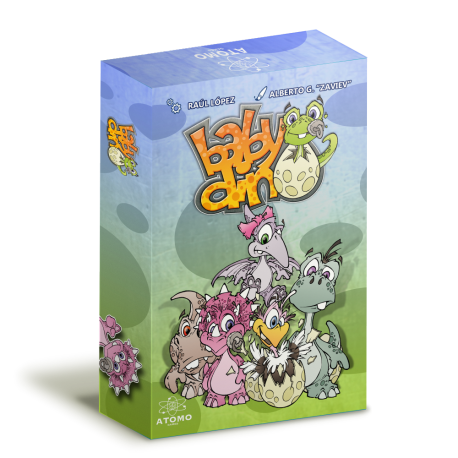 Baby Dino es un juego para disfrutar en familia o con amigos de este simpático juego de gestión de dados.