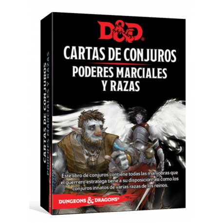 JUEGO DE ROL DUNGEONS & DRAGONS: CARTAS DE CONJUROS - PODERES MARCIALES Y RAZAS DE EDGE ENTERTAINMENT