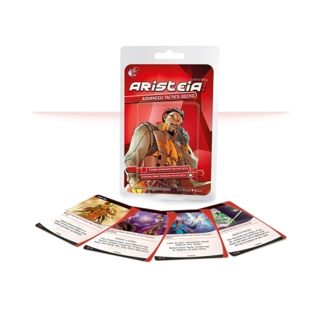 Aristeia! Advanced Tactics Decks is a blister pack containing two new General-type decks