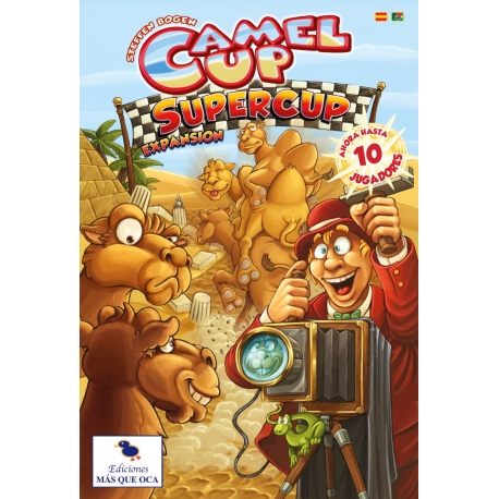 Expansión juego de mesa familiar Camel Up Supercup de Ediciones MasQueOca