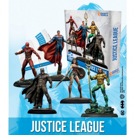 La Liga de la Justicia Batman Juego de miniaturas de Knight Models referencia DCUN042