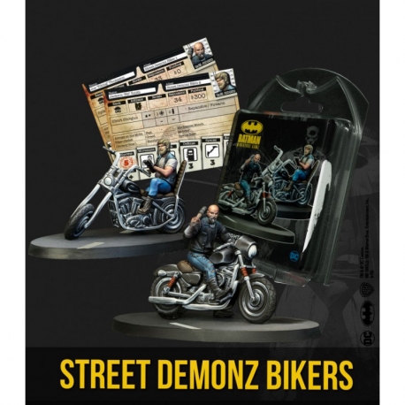 Street Demonz Bikers Batman Juego de miniaturas de Knight Models referencia 35DC253