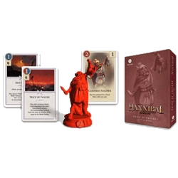 Introduce a new Roman general miniature: Claudio Pulcro to the Anibal board game