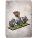 Expansión Household Knights juego de mesa de miniaturas Conquest de Para Bellum Wargames