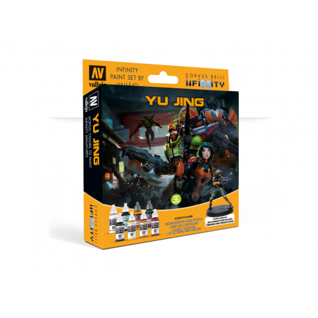 Model Color Set: Infinity Yu Jing Exclusive Miniature Infinity by Corvus Belli reference 70235