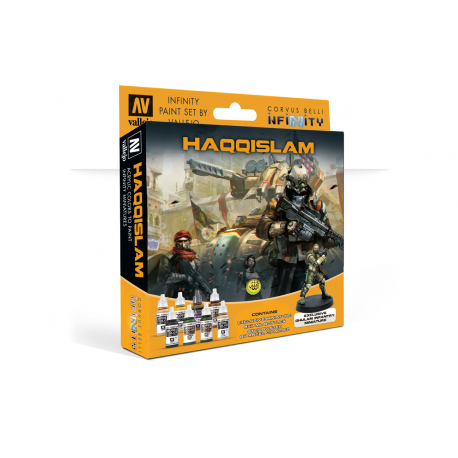 Model Color Set: Infinity Haqqislam Exclusive Miniature Infinity by Corvus Belli reference 70237