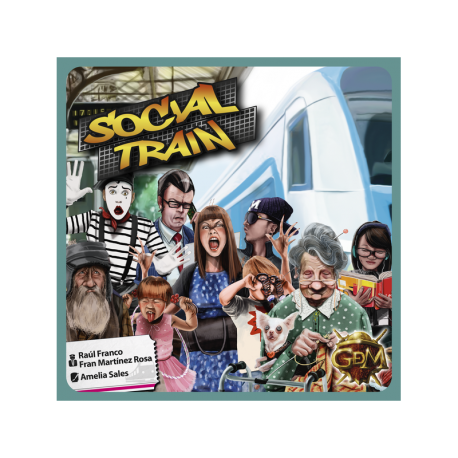 Social Train es un divertido juego de mesa, cuyo escenario es un viaje en tren de Guerra de Mitos
