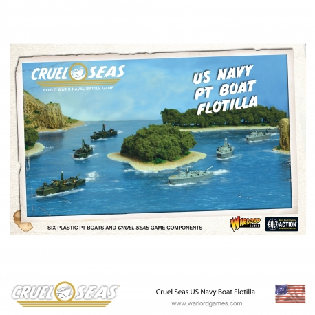 Us Navy Pt Boat Flotilla Cruel Seas de Warlord Games referencia 782011002
