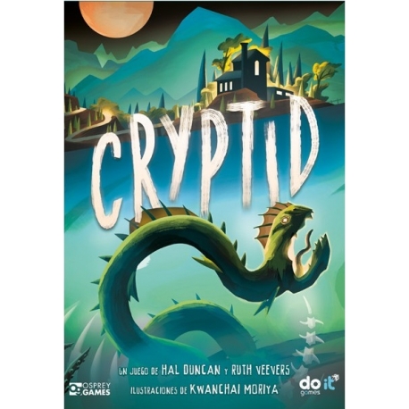 Cryptid es un juego de deducción diseñado por Hal Duncan y Ruth Veevers e ilustrado por Kwanchai Moriya