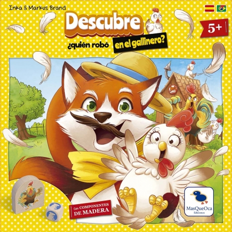 Educational Game Find out who stole in the chicken coop? from MasQueOca Editions
