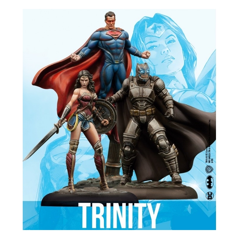 Batman V. Superman Trinity DC Universe Miniature Game from Knight Models