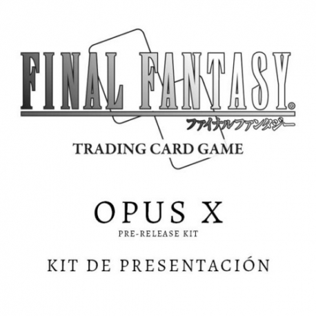 CARD GAME FINAL FANTASY TCG OPUS X PRE-RELEASE KIT FROM SQUARE ENIX
