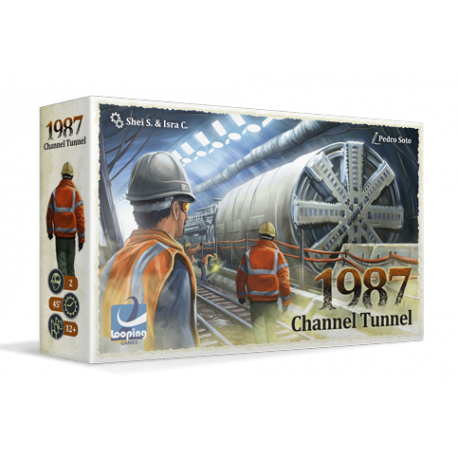 1987 Channel Tunnel board game from Looping Games