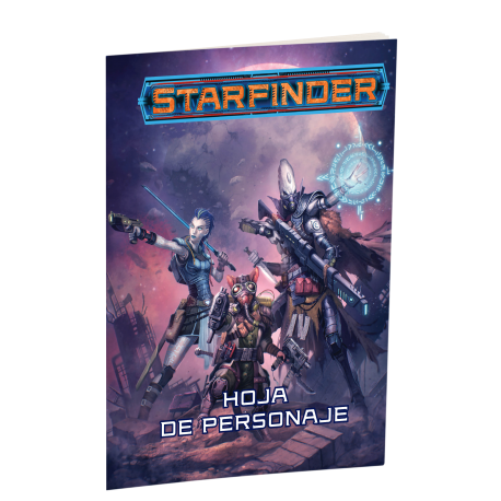 Hoja del Personaje de juego de Starfinder juego de rol de Devir
